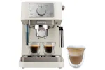 De'Longhi Stilosa Manual Espresso Machine & Cappuccino Maker | EC260.CR | Cream De'Longhi Stilosa Manual Espresso Machine & Cappuccino Maker | EC260.CR | Cream