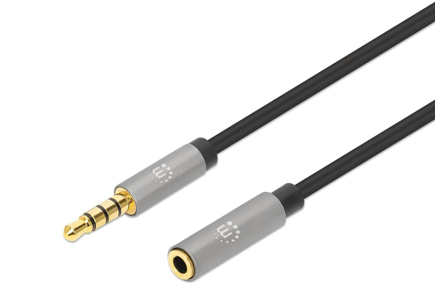 Manhattan 3.5 mm Stereo Audio Aux Extension Cable | 2m