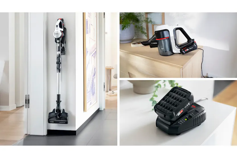 Bosch Rechargeable Unlimited 7 Vacuum Cleaner | BCS712GB | White Bosch Rechargeable Unlimited 7 Vacuum Cleaner | BCS712GB | White