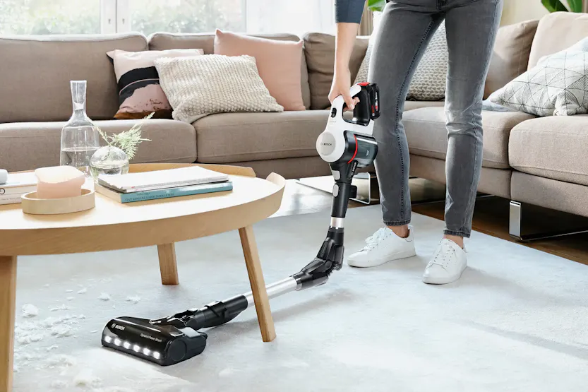 Bosch Rechargeable Unlimited 7 Vacuum Cleaner | BCS712GB | White Bosch Rechargeable Unlimited 7 Vacuum Cleaner | BCS712GB | White