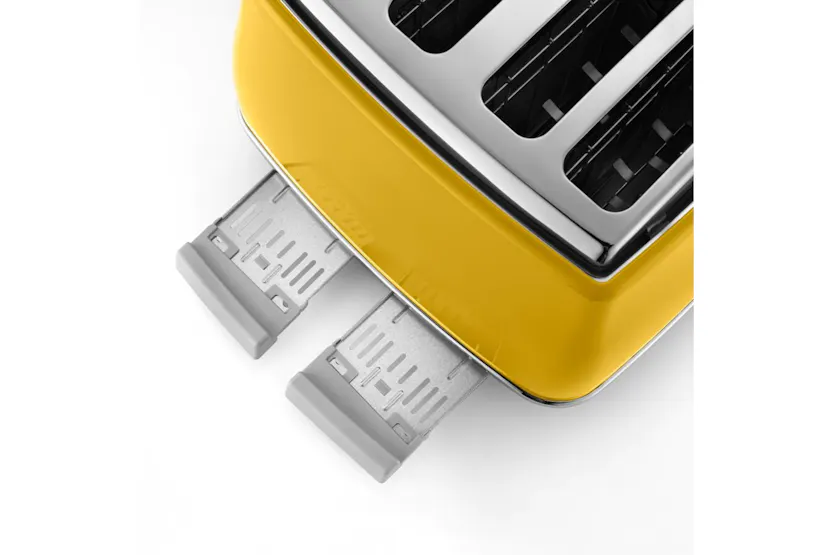 De'Longhi Icona Vintage 4 Slice Toaster | CTOT4003Y | Yellow De'Longhi Icona Vintage 4 Slice Toaster | CTOT4003Y | Yellow