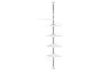 Songmics Tension Corner Shower Caddy | White & Silver Songmics Tension Corner Shower Caddy | White & Silver