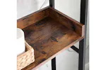 Vasagle Tall Bathroom Storage Shelf | Rustic Brown & Black Vasagle Tall Bathroom Storage Shelf | Rustic Brown & Black