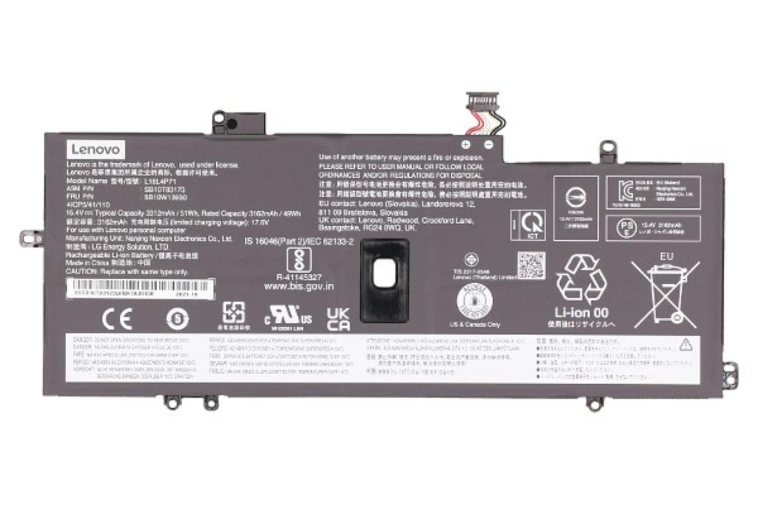 Lenovo 02DL004 3312mAh Main Battery Pack
