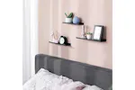Songmics 3 Wall Shelves Set | Black Songmics 3 Wall Shelves Set | Black