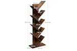 Vasagle Tree-shaped Standing Wooden Bookshelf | Rustic Brown Vasagle Tree-shaped Standing Wooden Bookshelf | Rustic Brown