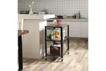 Vasagle Industrial Serving Cart with Shelve | Rustic Brown Vasagle Industrial Serving Cart with Shelve | Rustic Brown