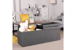 Songmics Folding Storage Ottoman Bench | Dark Gray Songmics Folding Storage Ottoman Bench | Dark Gray