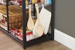 Vasagle Mesh Baskets Kitchen Shelf | Rustic Brown & Matte Black Vasagle Mesh Baskets Kitchen Shelf | Rustic Brown & Matte Black