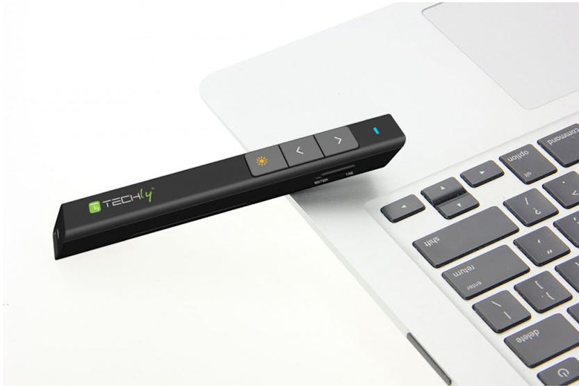 Techly Wireless Presenter with Integrated Laser Pointer | Black Techly Wireless Presenter with Integrated Laser Pointer | Black