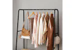 Vasagle Industrial Clothes Rack with Shelves | Rustic Brown & Black Vasagle Industrial Clothes Rack with Shelves | Rustic Brown & Black