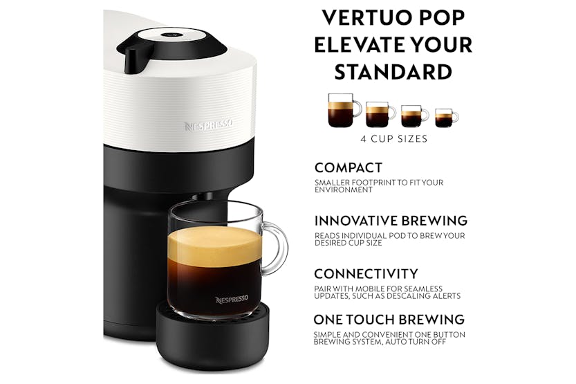 Nespresso Vertuo Pop, White, By Krups | XN920140 Nespresso Vertuo Pop, White, By Krups | XN920140