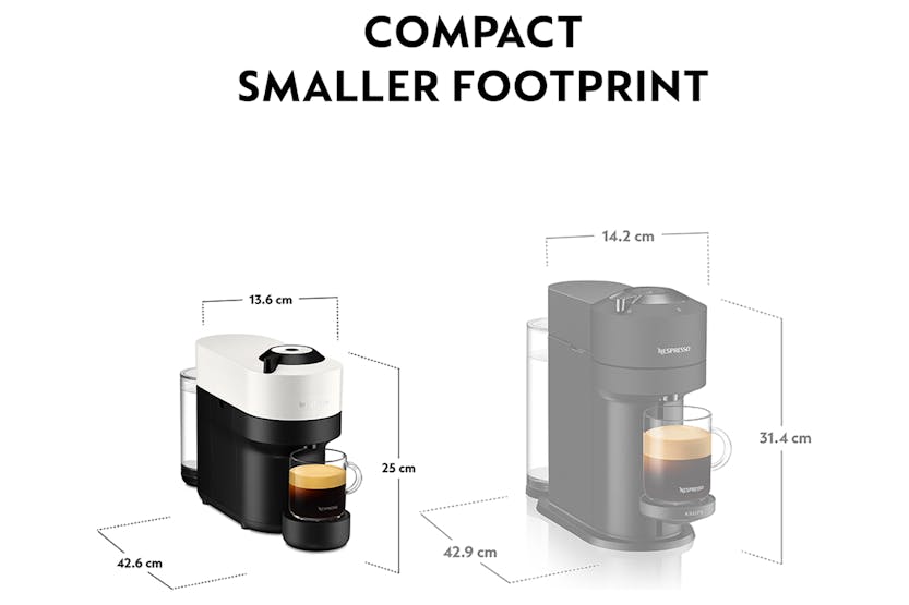 Nespresso Vertuo Pop, White, By Krups | XN920140 Nespresso Vertuo Pop, White, By Krups | XN920140