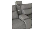 Mila Corner Sofa with Console | Power Recliner | Medium | Grey Mila Corner Sofa with Console | Power Recliner | Medium | Grey