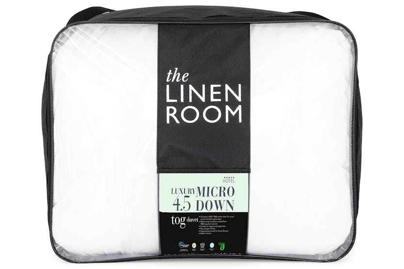 The Linen Room | Luxury Microdown 4.5 Tog Duvet | Single The Linen Room | Luxury Microdown 4.5 Tog Duvet | Single