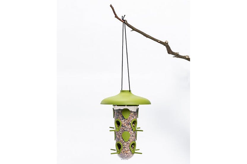 Plastia Robin Birdfeeder Birdbath | Green | 22cm Plastia Robin Birdfeeder Birdbath | Green | 22cm