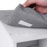 Vasagle Shoe Bench Storage Cabinet With Cushion | White Vasagle Shoe Bench Storage Cabinet With Cushion | White