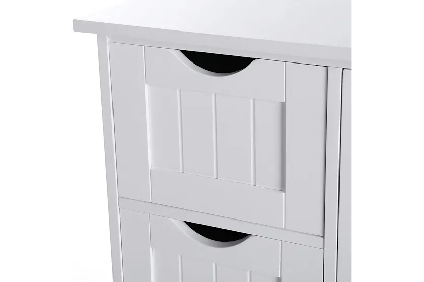 Vasagle Bathroom Storage Cabinet with Drawers | White Vasagle Bathroom Storage Cabinet with Drawers | White