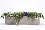 Plastia Berberis Flower Box | Taupe & Beige | 60cm Plastia Berberis Flower Box | Taupe & Beige | 60cm