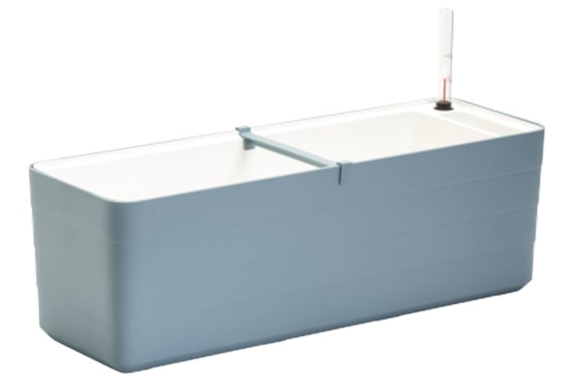 Plastia Berberis Flower Box | Blue & White | 60cm Plastia Berberis Flower Box | Blue & White | 60cm