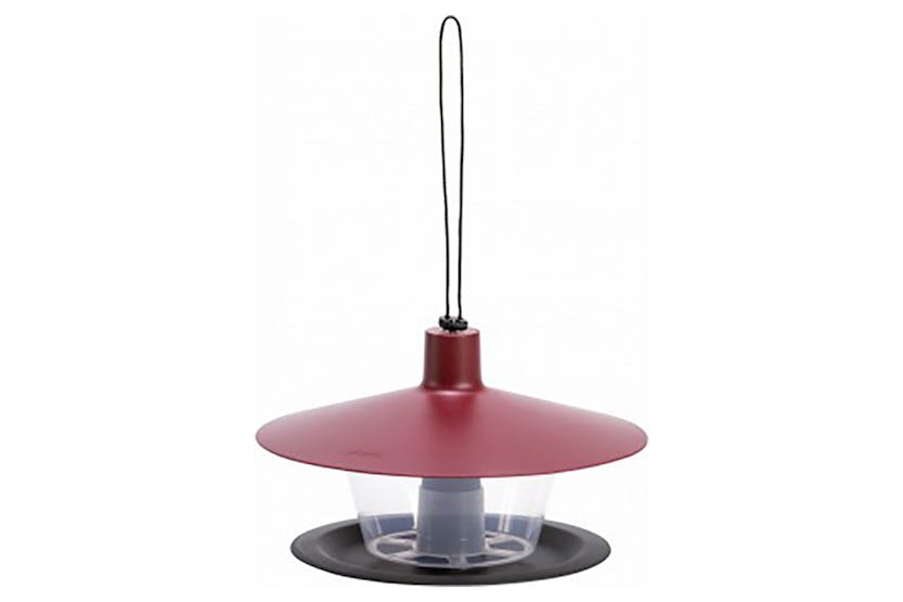 Plastia Finch Bird Feeder | Wine Red | 28cm Plastia Finch Bird Feeder | Wine Red | 28cm