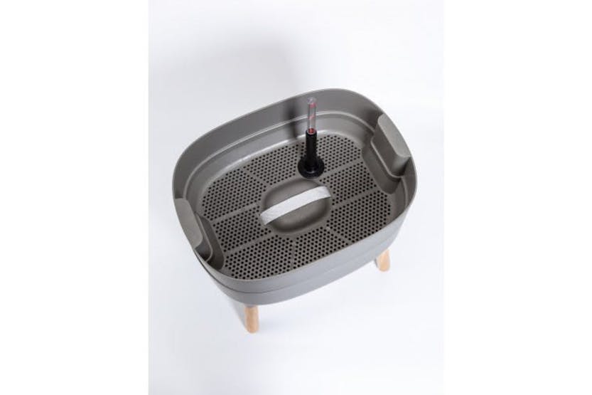 Plastia Raised Indoor Planter Urbalive | Grey | 77cm Plastia Raised Indoor Planter Urbalive | Grey | 77cm