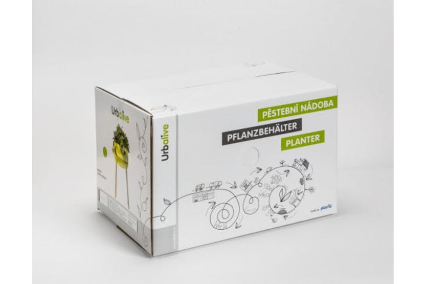 Plastia Indoor Low Planter Urbalive | Green | 47.5cm Plastia Indoor Low Planter Urbalive | Green | 47.5cm