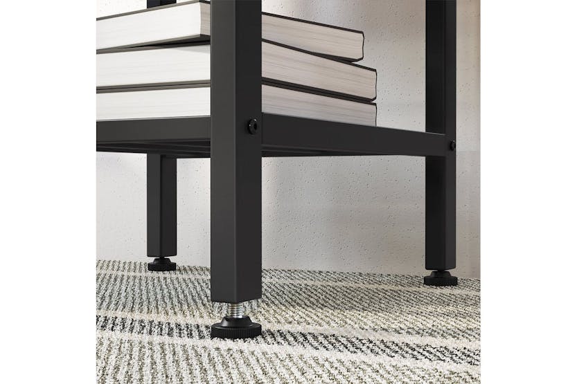 Vasagle Glass Holder Pub Table | Rustic Brown & Black Vasagle Glass Holder Pub Table | Rustic Brown & Black