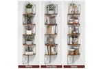 Vasagle 5-tier Corner Shelf | Rustic Brown & Black Vasagle 5-tier Corner Shelf | Rustic Brown & Black