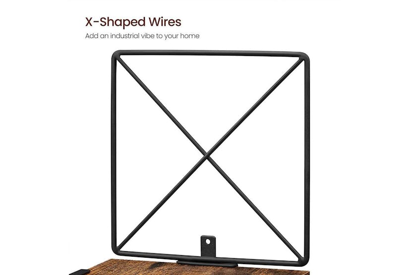 Vasagle 5-tier Corner Shelf | Rustic Brown & Black Vasagle 5-tier Corner Shelf | Rustic Brown & Black