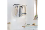 Songmics Wall Mounted Clothes Rack | Black Songmics Wall Mounted Clothes Rack | Black