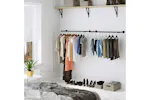Songmics Clothes Hanging Bar Set | Black Songmics Clothes Hanging Bar Set | Black