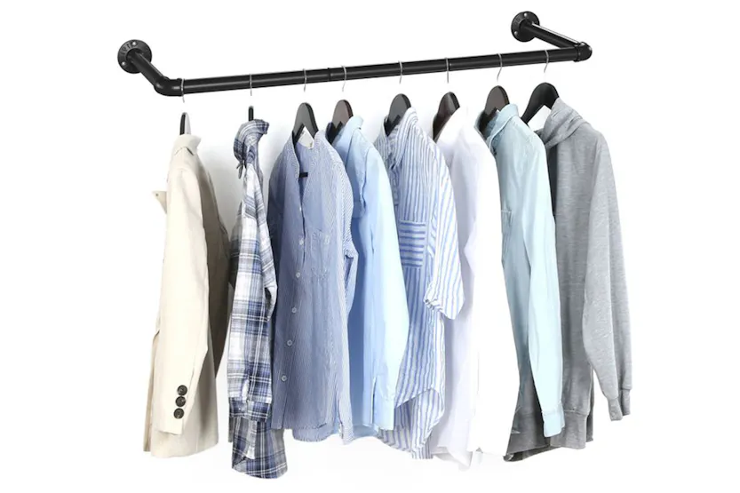 Songmics Clothes Hanging Bar Set | Black Songmics Clothes Hanging Bar Set | Black