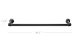 Songmics Clothes Hanging Bar Set | Black Songmics Clothes Hanging Bar Set | Black