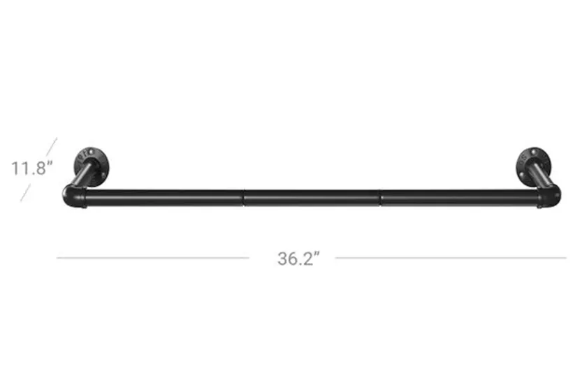 Songmics Clothes Hanging Bar Set | Black Songmics Clothes Hanging Bar Set | Black