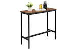 Vasagle Rustic Brown Industrial 4 People Pub Bar Table Vasagle Rustic Brown Industrial 4 People Pub Bar Table