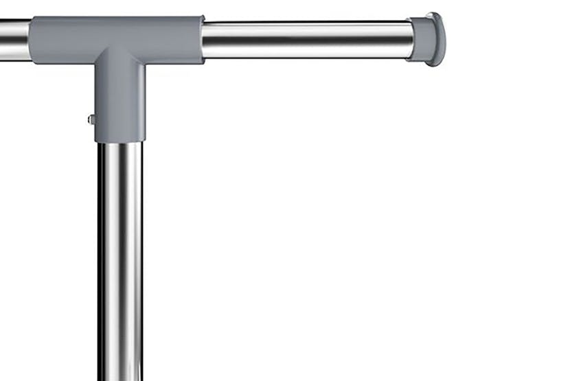 Songmics Movable Clothes Rack | Silver Songmics Movable Clothes Rack | Silver