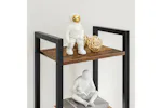 Vasagle Industrial Brown 6 Layers Storage Shelf Unit | Rustic Brown and Black Vasagle Industrial Brown 6 Layers Storage Shelf Unit | Rustic Brown and Black