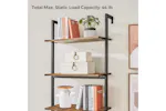 Vasagle Ladder Shelves | 6 Shelves | Rustic Natural/Black Vasagle Ladder Shelves | 6 Shelves | Rustic Natural/Black