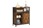 Vasagle Storage Sideboard with Barn Door | Rustic Brown & Black Vasagle Storage Sideboard with Barn Door | Rustic Brown & Black