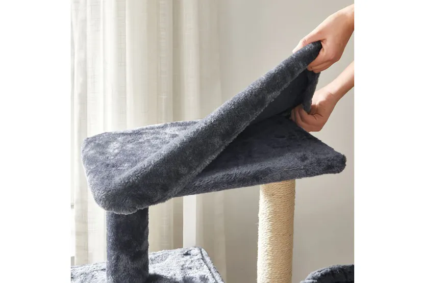 Feandrea Cat Condo with Bed & Hammock | Smoky Gray Feandrea Cat Condo with Bed & Hammock | Smoky Gray
