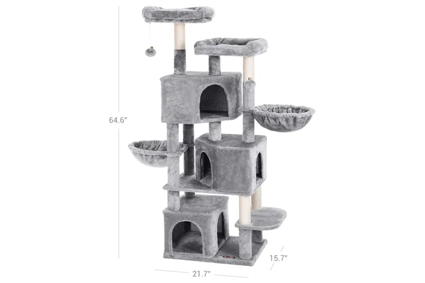 Feandrea Multilayer Large Cat Tree | Light Gray Feandrea Multilayer Large Cat Tree | Light Gray