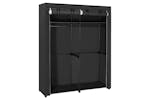 Songmics Wardrobe with Hanging Rods | Black Songmics Wardrobe with Hanging Rods | Black
