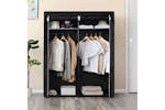 Songmics Wardrobe with Hanging Rods | Black Songmics Wardrobe with Hanging Rods | Black