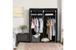 Songmics Wardrobe with Hanging Rods | Black Songmics Wardrobe with Hanging Rods | Black