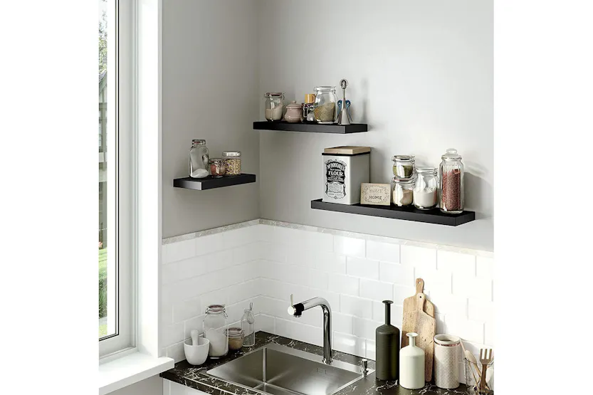 Vasagle Vintage Floating Shelf | Rustic Brown Vasagle Vintage Floating Shelf | Rustic Brown