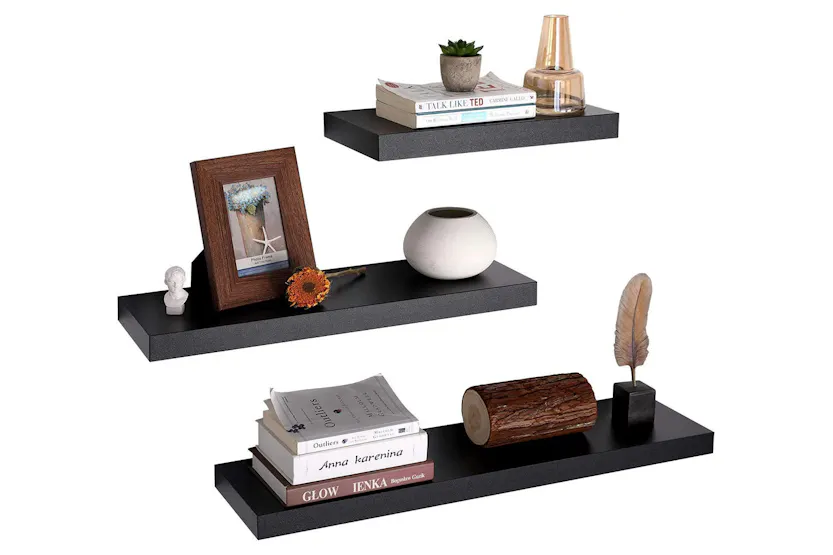 Vasagle Vintage Floating Shelf | Rustic Brown Vasagle Vintage Floating Shelf | Rustic Brown