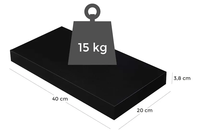 Vasagle Vintage Floating Shelf | Rustic Brown Vasagle Vintage Floating Shelf | Rustic Brown