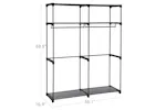 Songmics Portable Closet Storage Organizer | Grey Songmics Portable Closet Storage Organizer | Grey