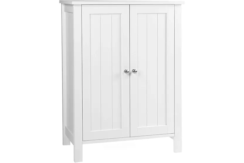 Vasagle Floorstanding Bathroom Storage Sideboard | White Vasagle Floorstanding Bathroom Storage Sideboard | White